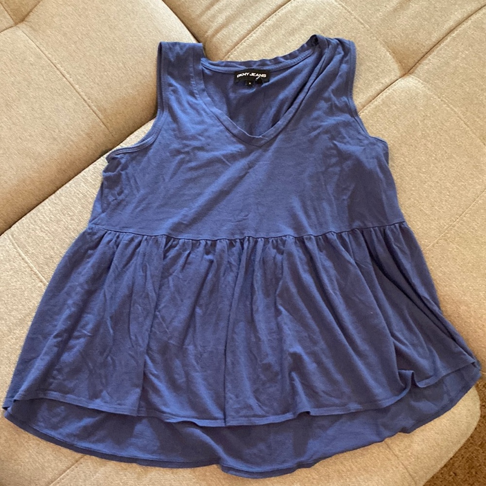 V neck baby doll DKNY top
